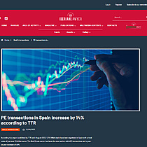 PE transactions in Spain increase by 14% according to TTR